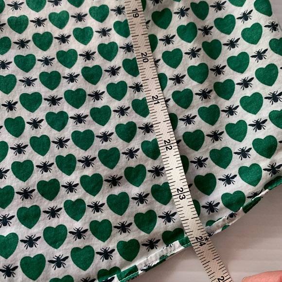 JCrew bee heart print shirt. - Picture 7 of 7